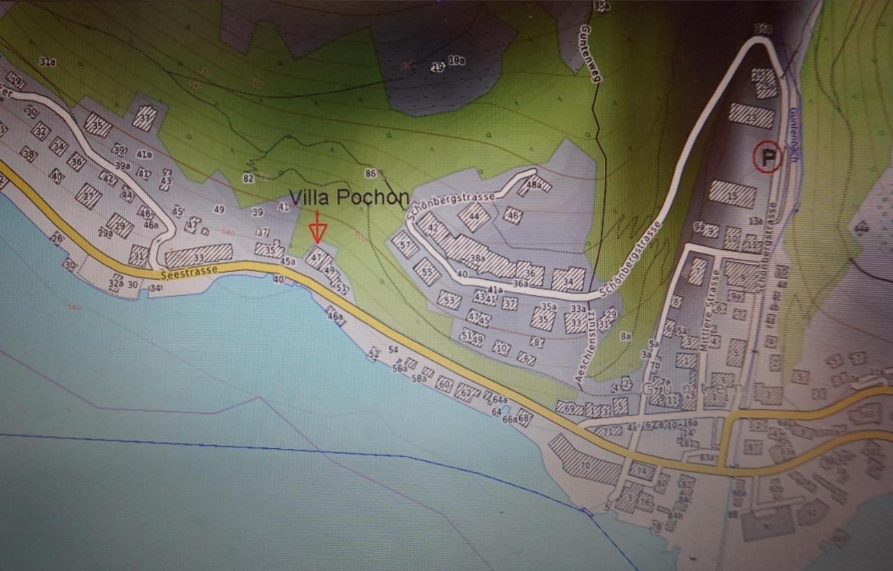 Villa Pochon Gunten Ngoại thất bức ảnh